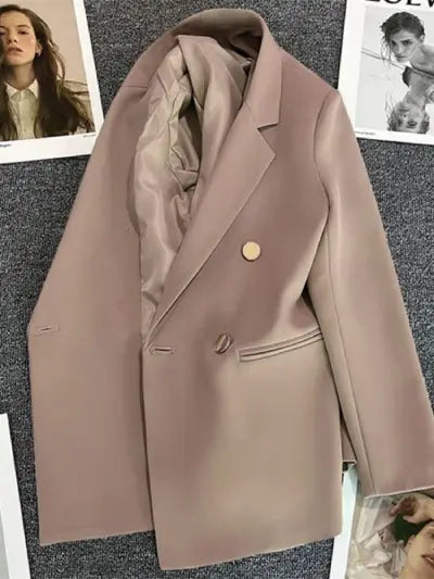 Blazer alfaiataria bege