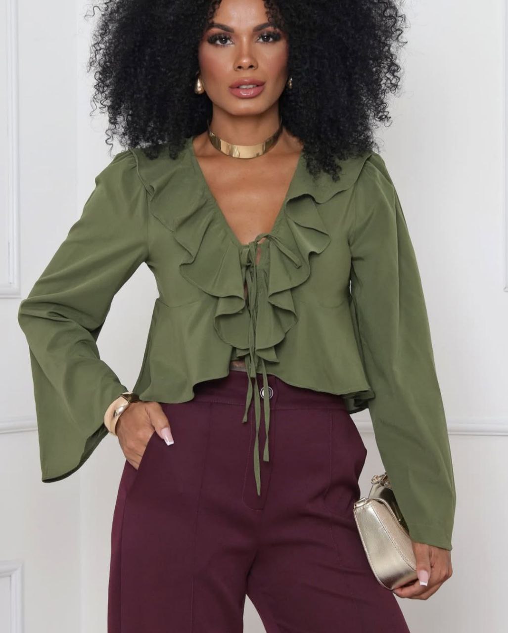 Blusa babado