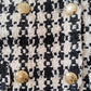 Blazer Feminino Tweed Detalhe dos botões