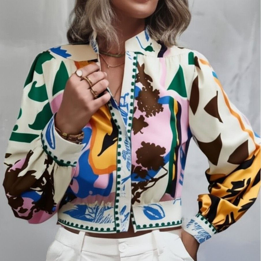 Camisa Feminina Estampada