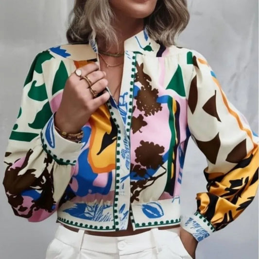 Camisa Feminina Estampada