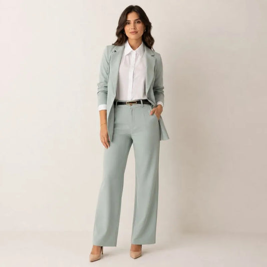 Conjunto Alfatiataria Feminino Verde Menta