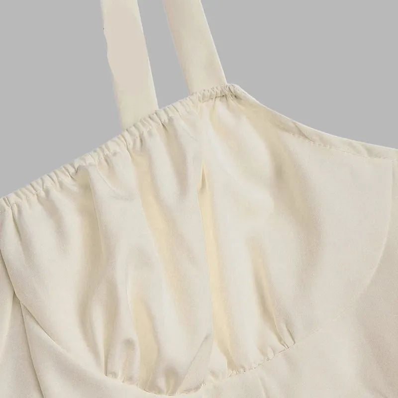 Vestido Alca Detalhe Costura e Alça