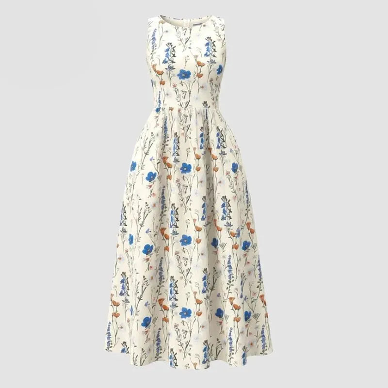 Vestido Longo Florido