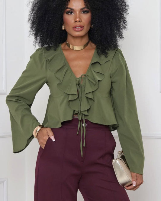 Blusa babado