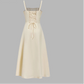 Vestido Longo Amarração Amarelo
Pastel Clássico Costas